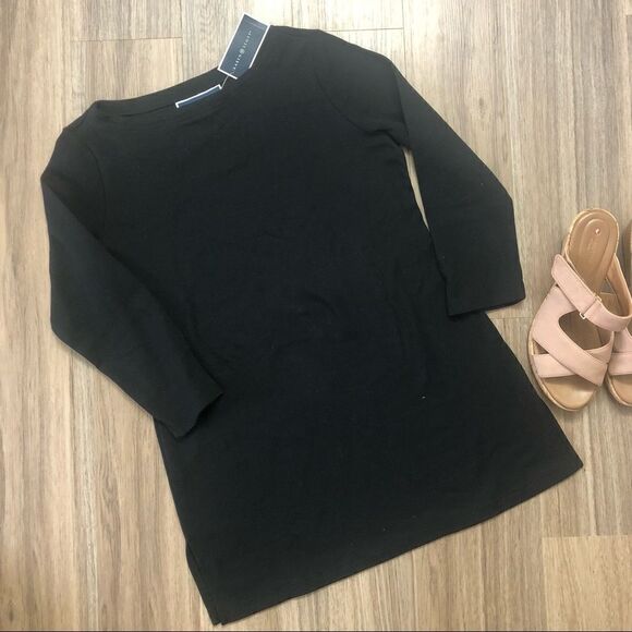 Karen Scott Essential Cotton 3/4-Sleeve Top - Picture 2 of 8